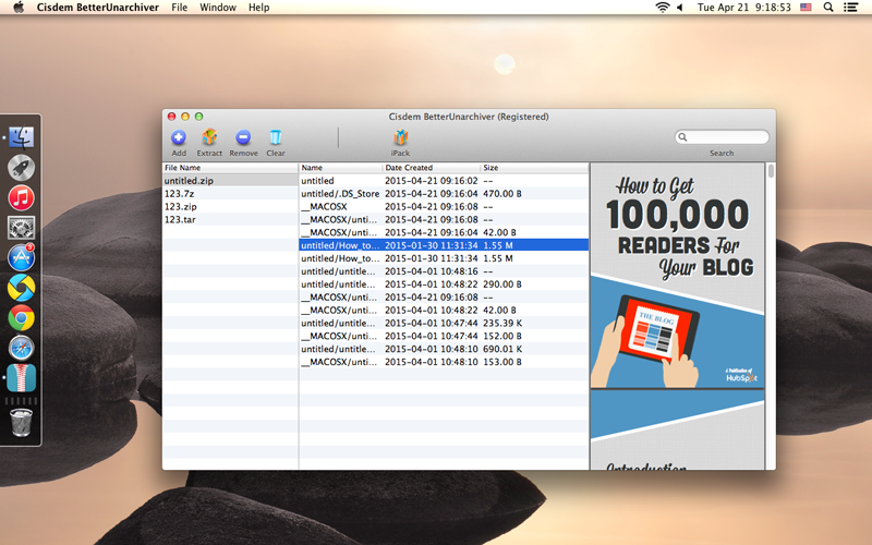 program for mac to extract rar files